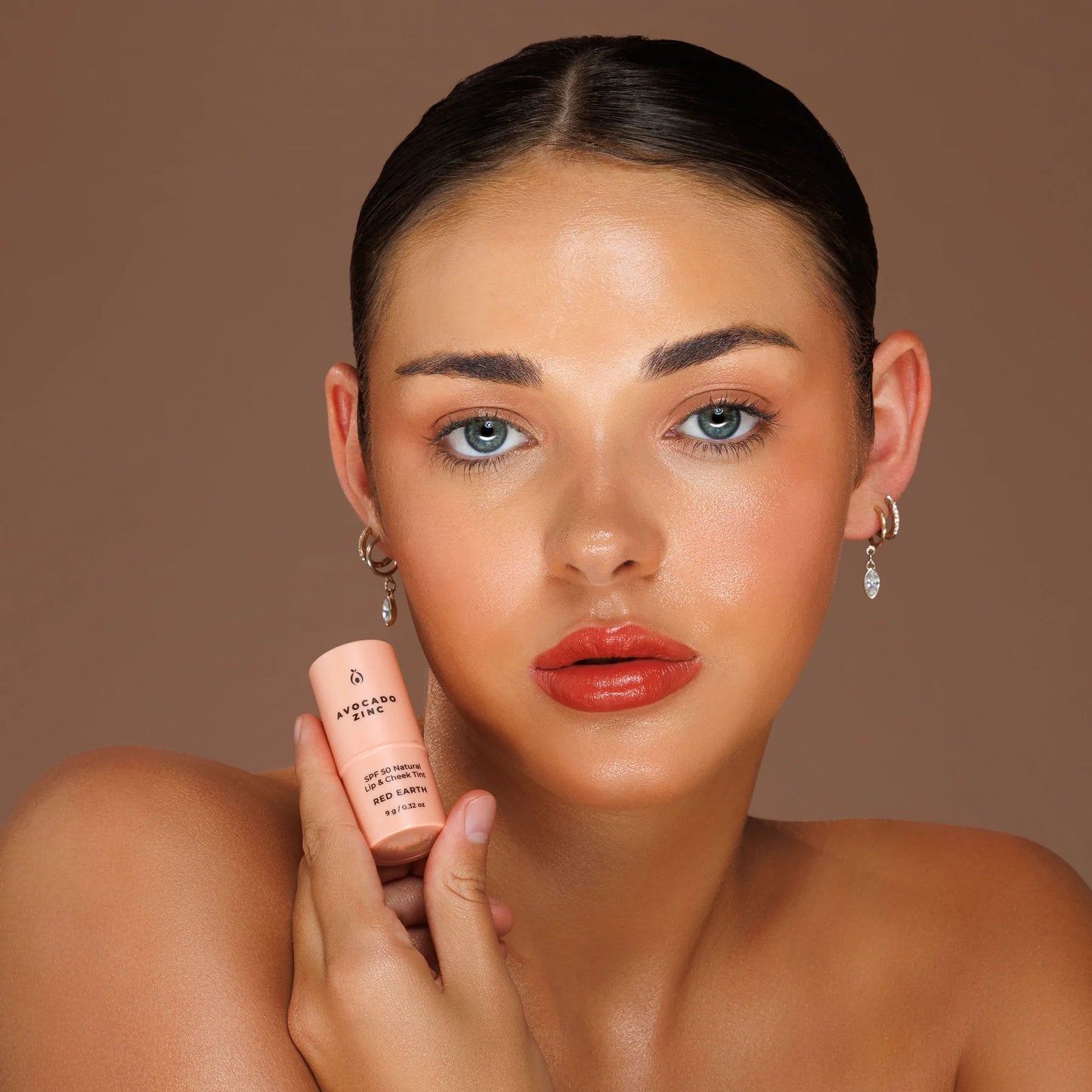Avocado Zinc SPF50 Lip & Cheek Tint - Red Earth